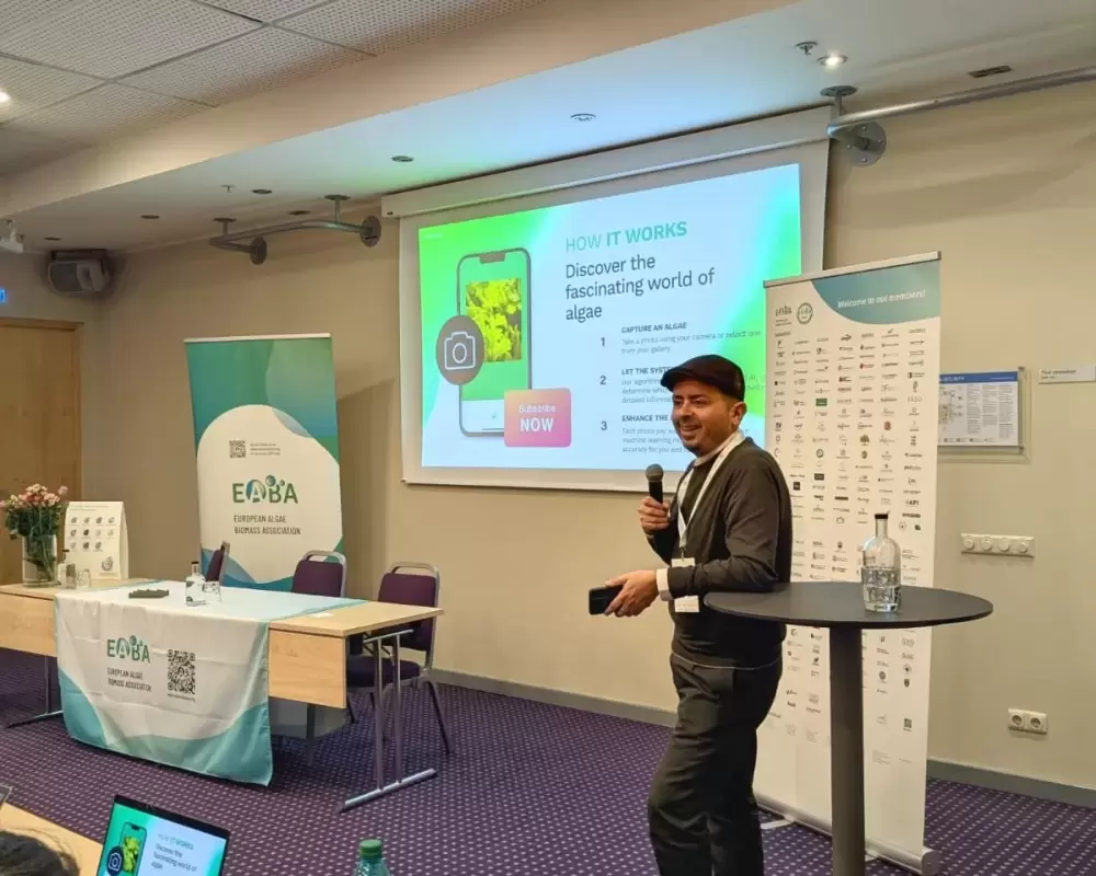Apresentação do AlgaID no AlgaeEurope 2025