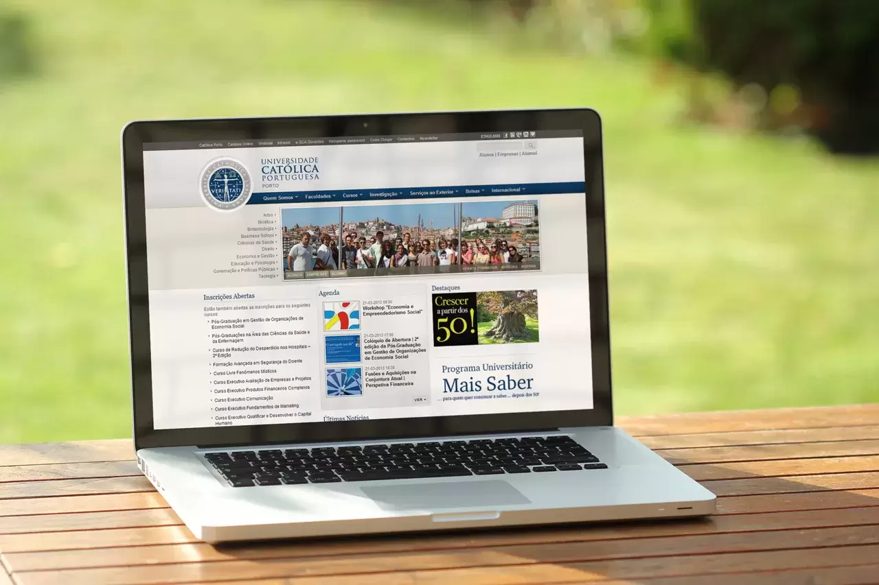 Apresentamos o novo portal da Católica Porto