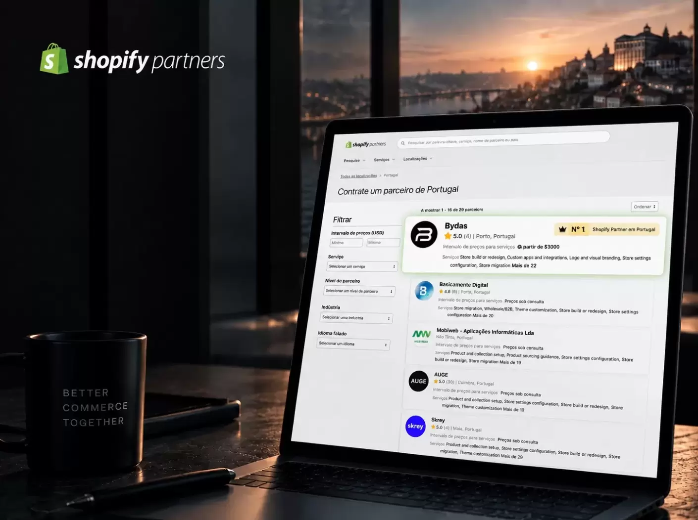 First position as a Shopify Partner in Portugal