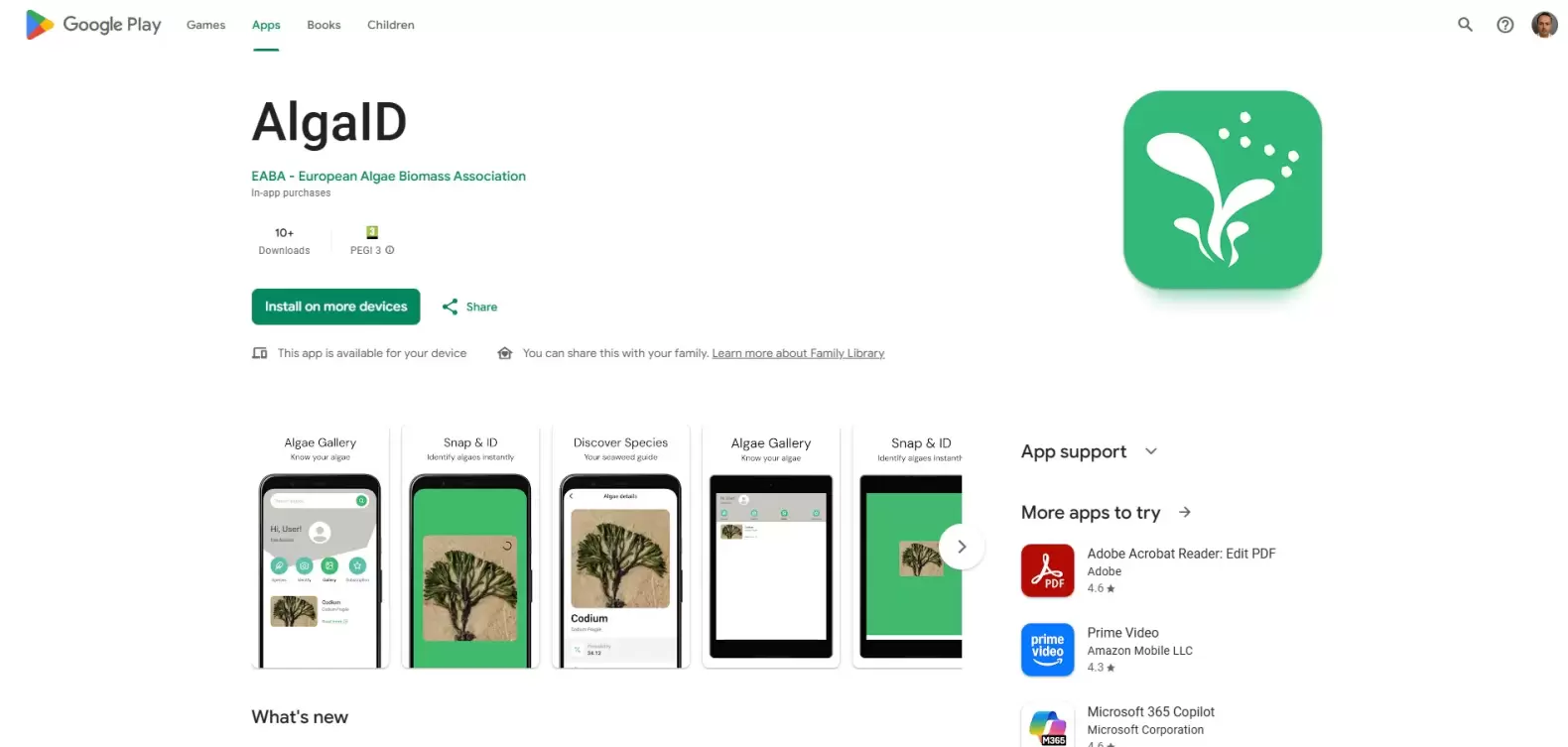 App AlgaID Photo #4