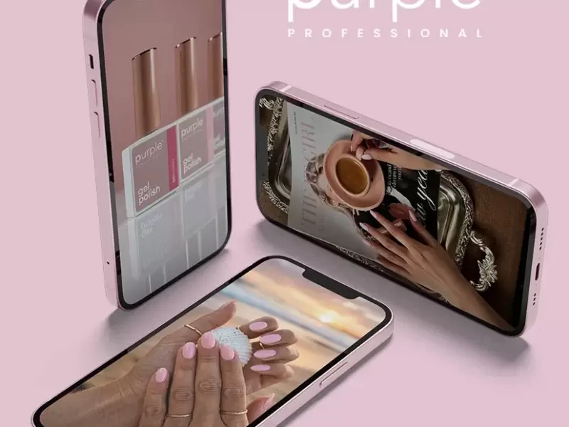 Video Redes Sociais Purple Professional