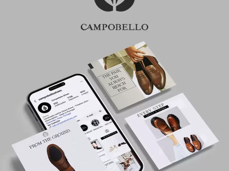 Redes Sociais Campobello Shoes 