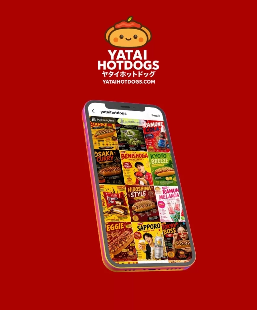 Yatai Hotdogs Redes Sociais