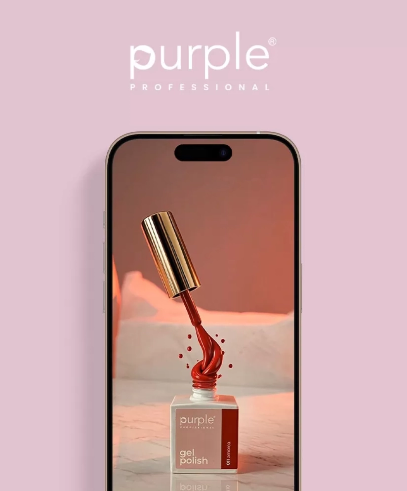 Video Redes Sociais Purple Professional